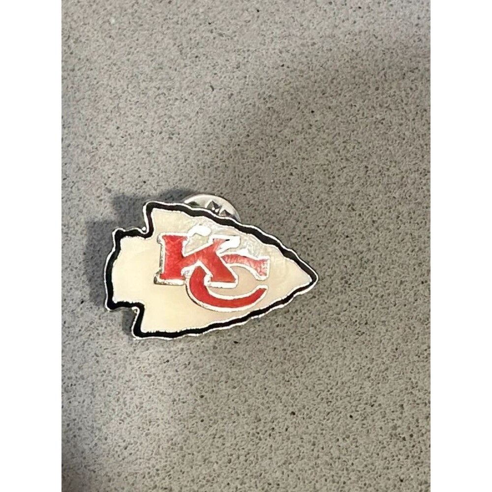 Kansas City Chiefs Arrowhead Logo Lapel Hat Jacket Pin NFL Football